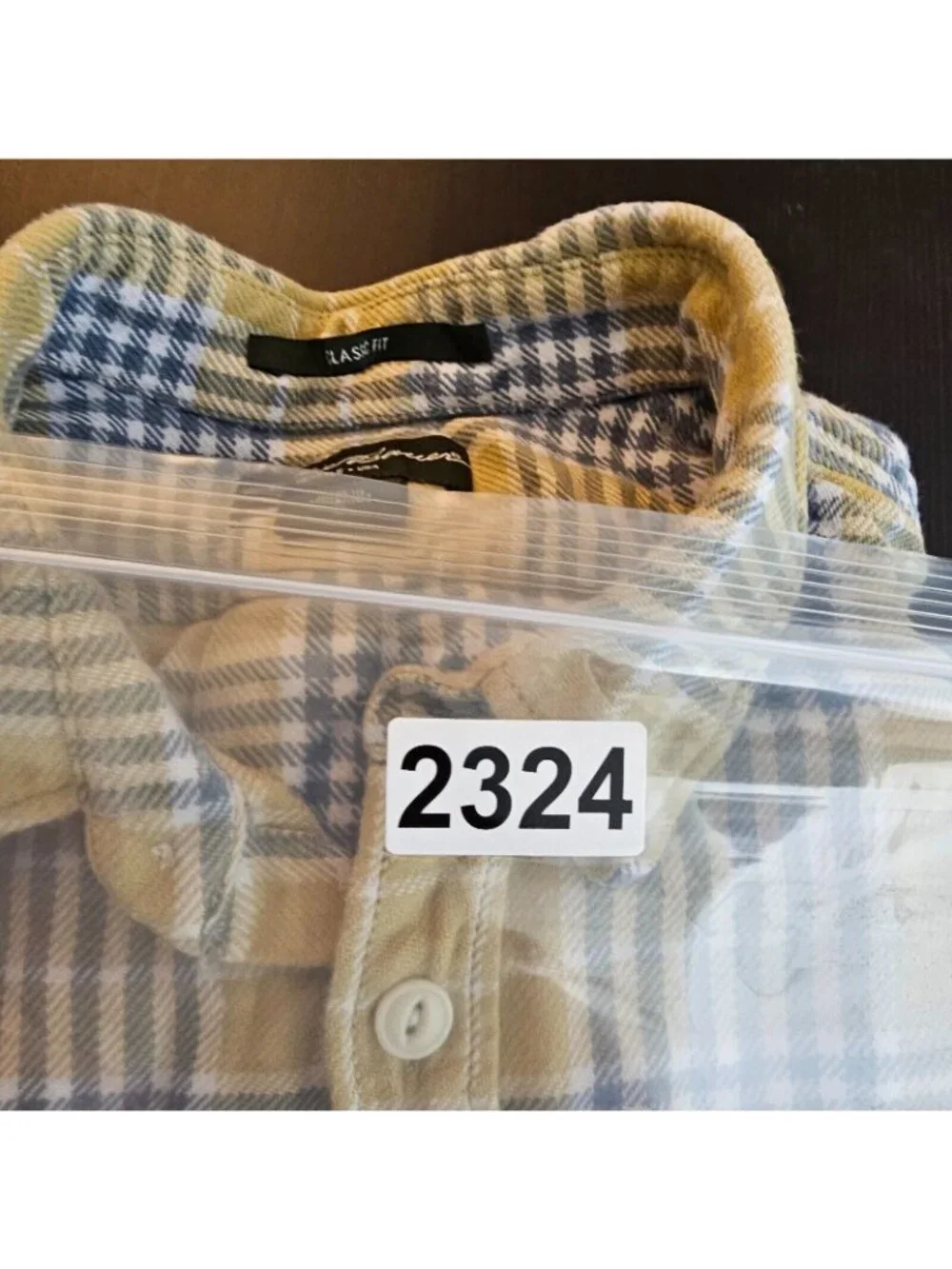 Eddie Bauer Button Up Shirt Mens M Yellow Plaid Long Sleeve Cotton Top Casual - Picture 11 of 11